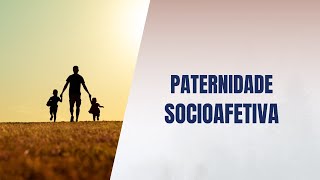 Paternidade socioafetiva [upl. by Fronnia]