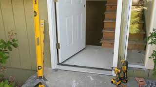 Jeld Wen Front Door Installation  Really crappy products and craftsmanship PART 1 [upl. by Sebbie]