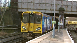 Half an Hour at 216  Birkenhead North Station 1022017  Class 507 508 terminus [upl. by Callean]