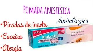 Resenha PomadaAndantol Gel [upl. by Paddie]