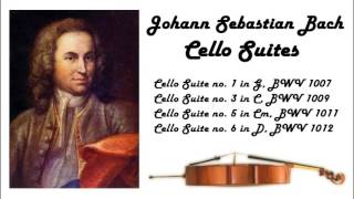 Johann Sebastian Bach  Cello suites in 432 Hz great for reading or studying [upl. by Prudy]